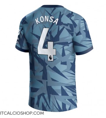 Aston Villa Ezri Konsa #4 Terza Maglia 2023-24 Manica Corta